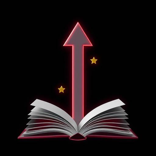 Icona rappresentante un libro aperto con una freccia che punta in alto