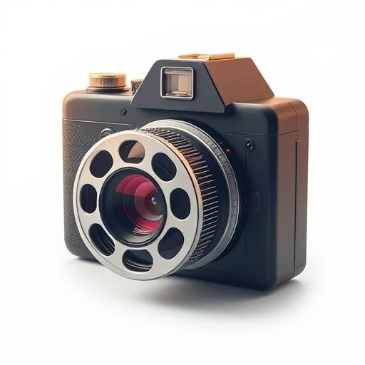 Icona rappresentante una telecamera vintage con un rullino