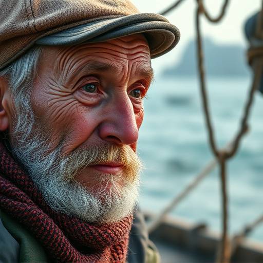 Intervista a un anziano pescatore che racconta la sua vita e le tradizioni marinare.